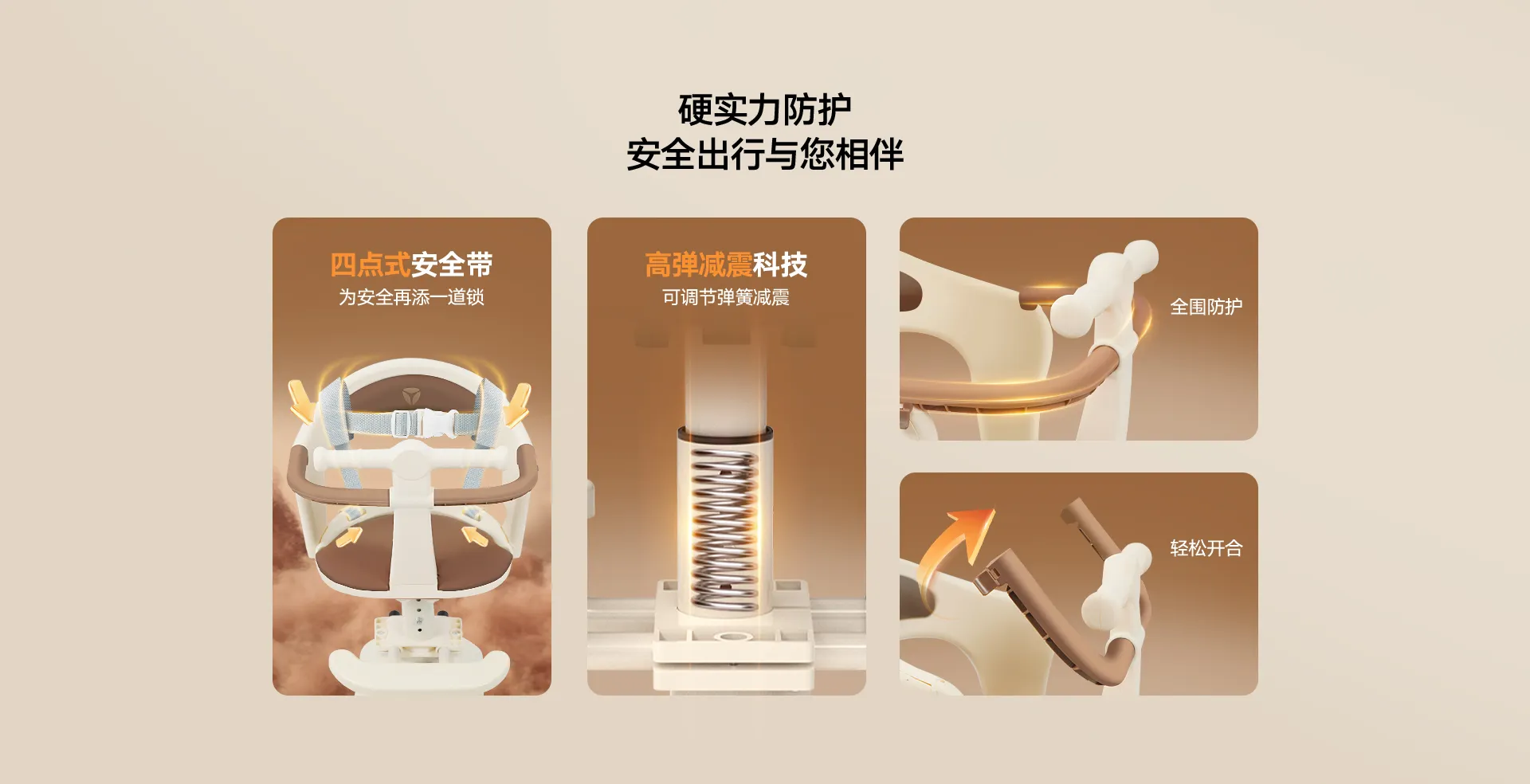 四点式安全带
