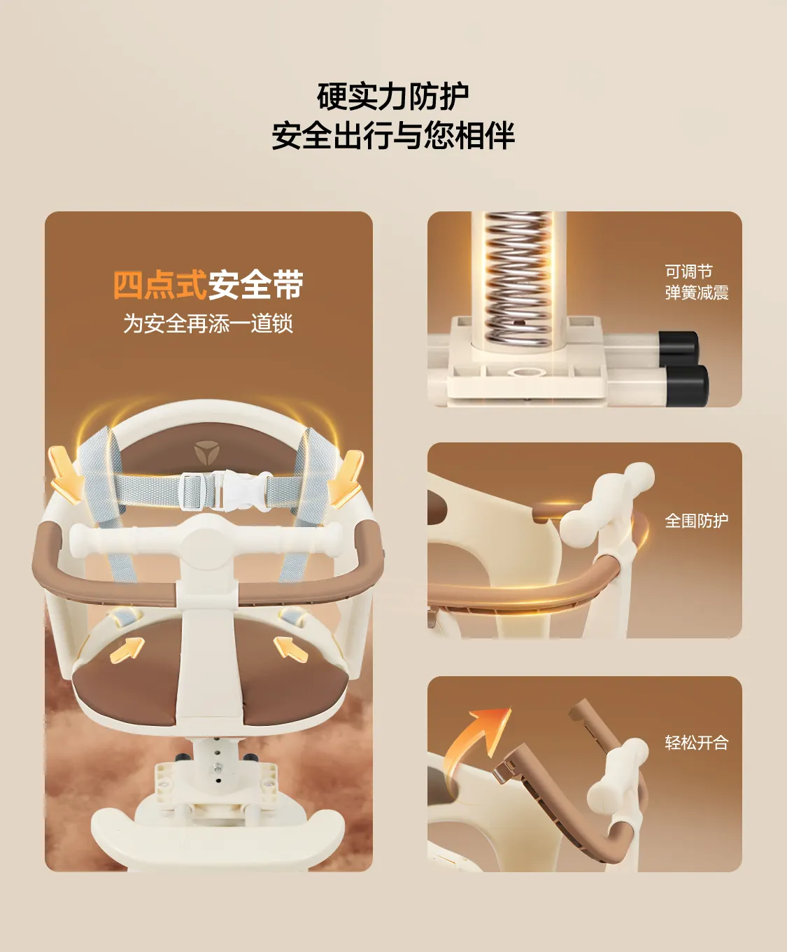 四点式安全带