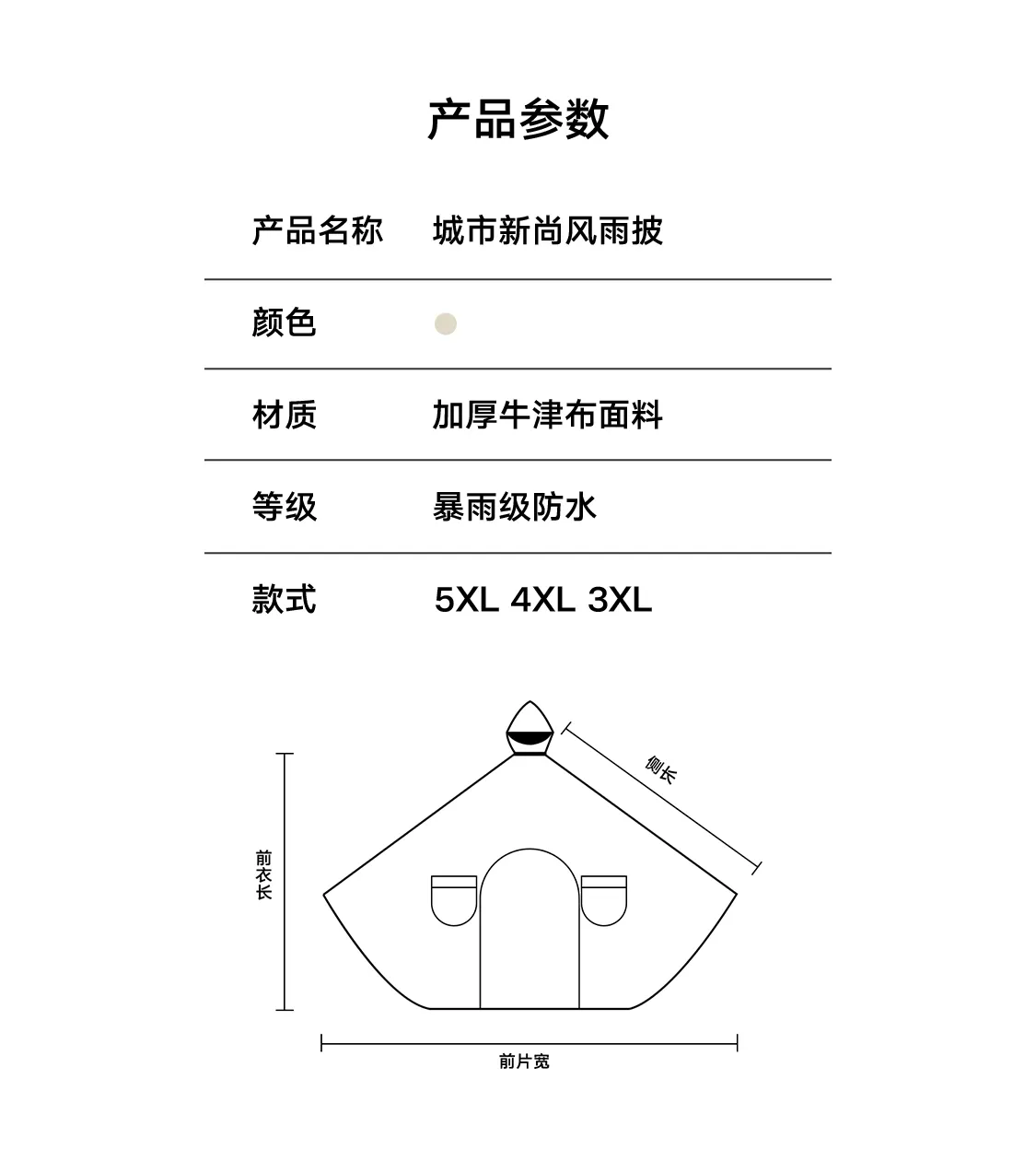 防水、产品参数
