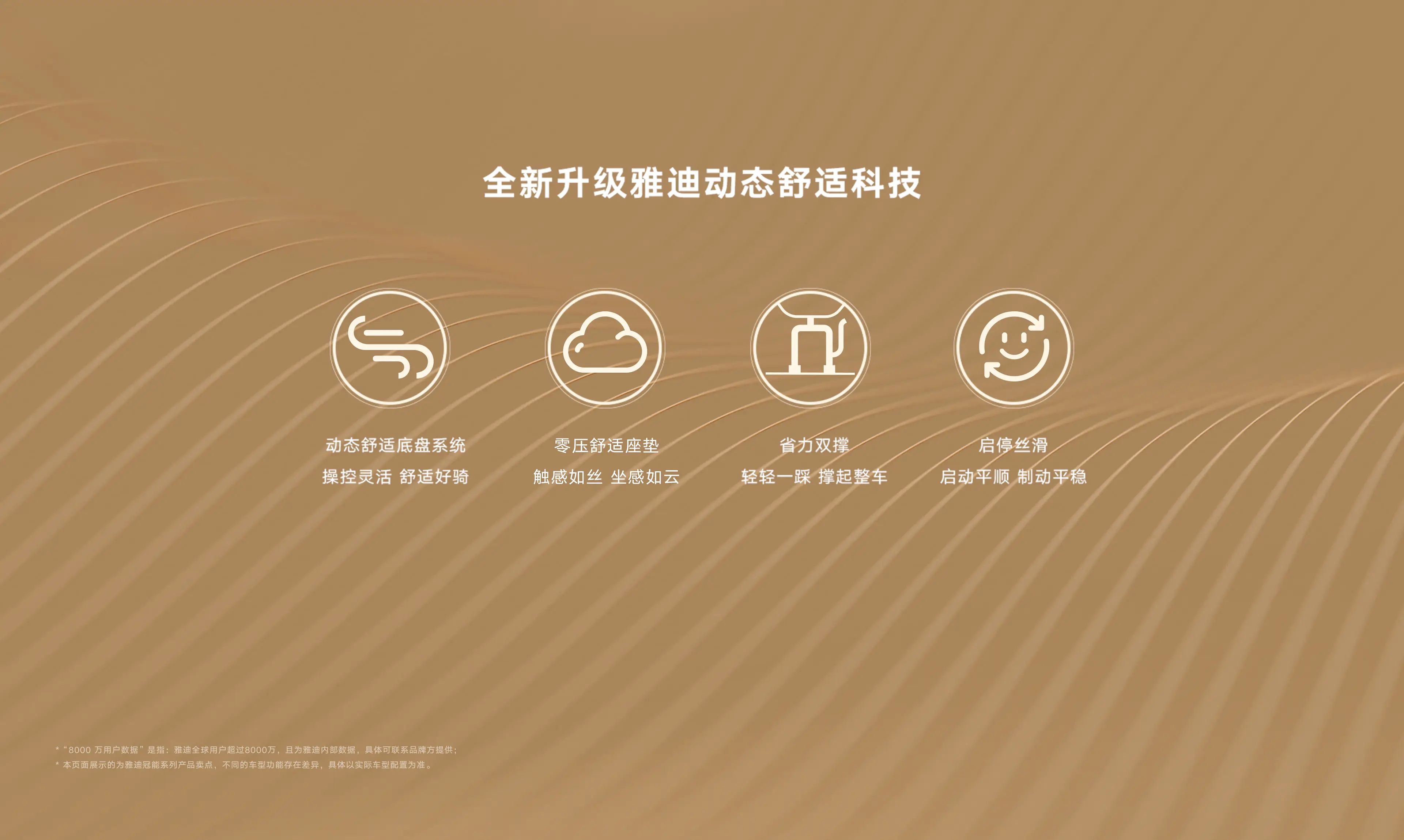 雅迪全面升级动态舒适科技