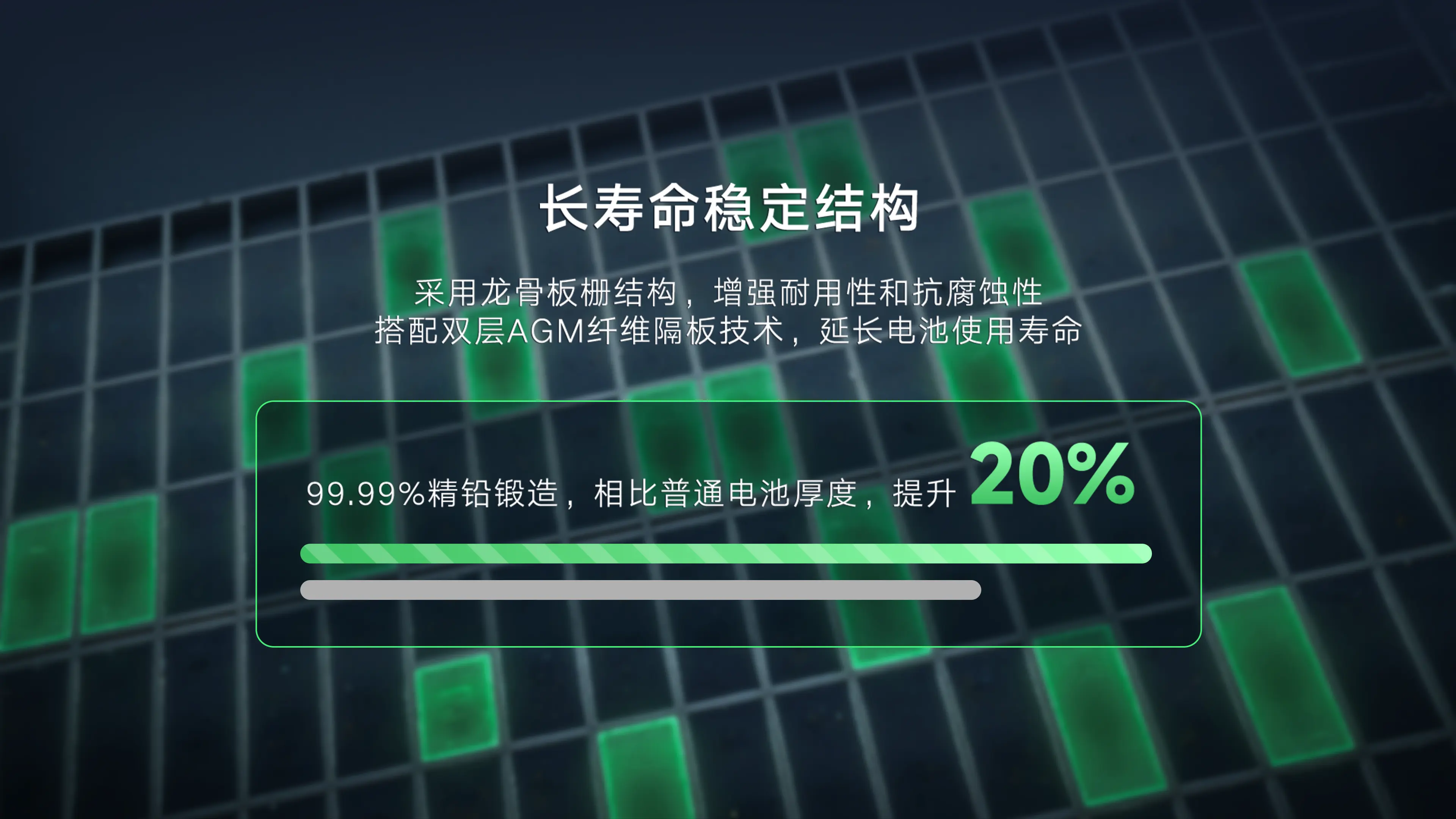 雅迪长寿命稳定结构