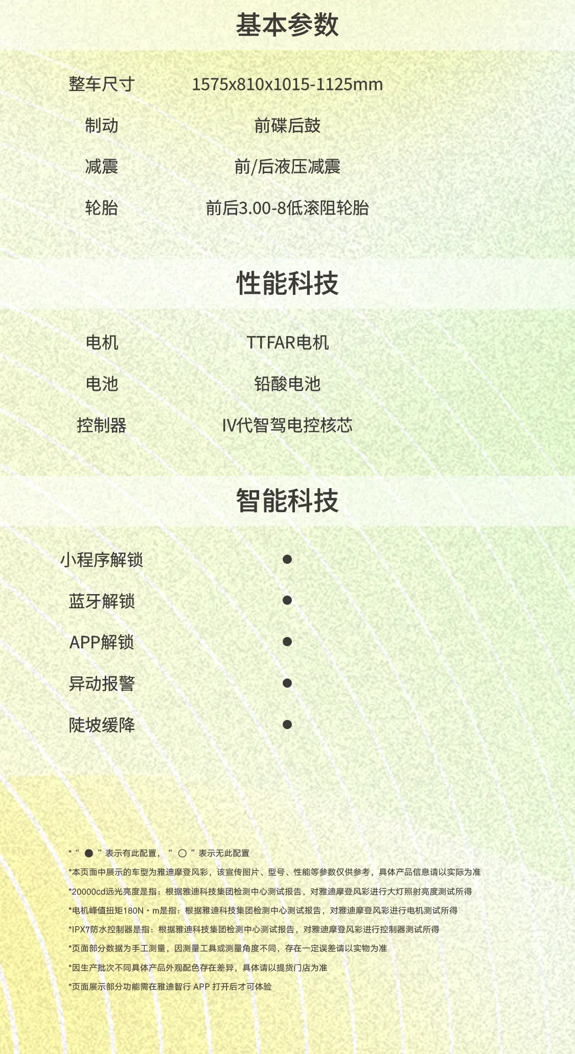 雅迪摩登 风彩